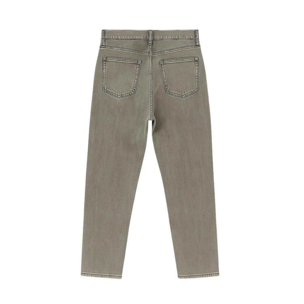 ABERCROMBIE & FITCH Curve Love High-Rise Mom Jean Gray Wash - Size 27 - Picture 3 of 9